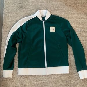 Dark Green Tibi Track Jacket